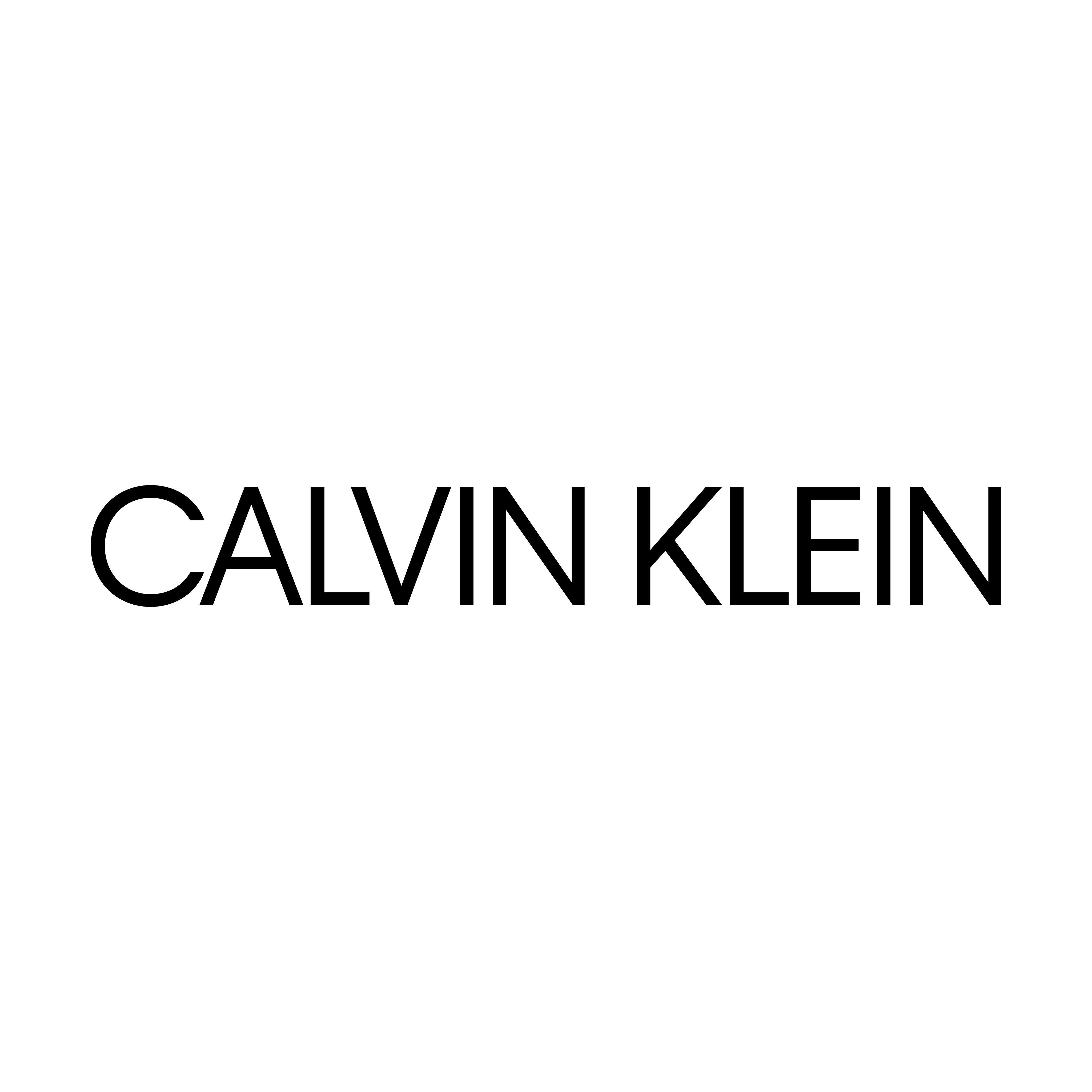 Calvin Klein 标志 PNG。.