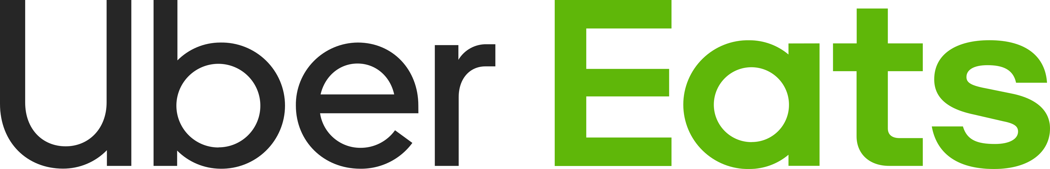 Uber Eats 标志。.