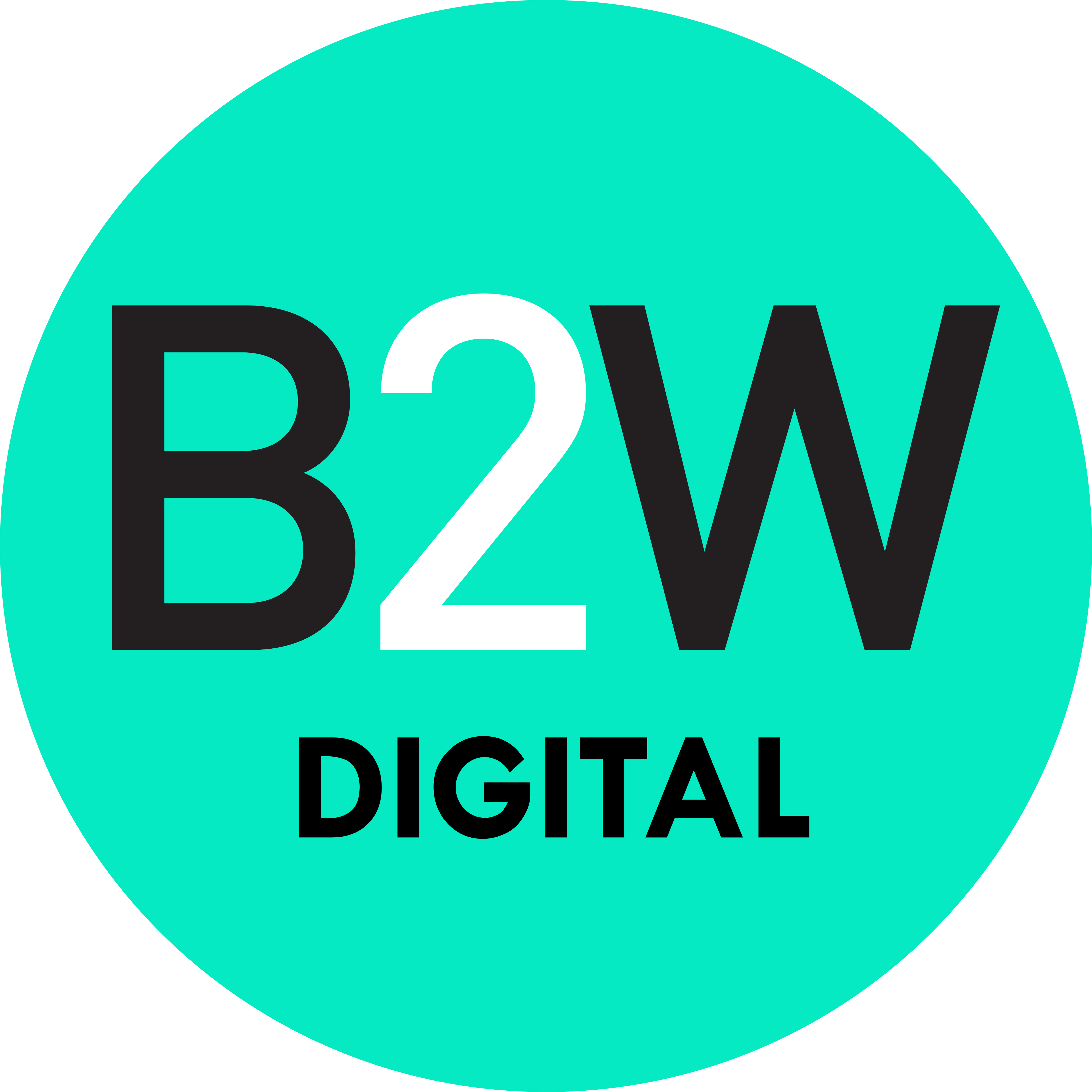 B2W Logo.